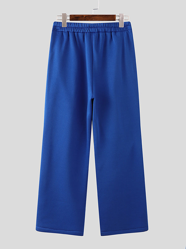 Mens Solid Color Hollow-Out Pant SKUK89214