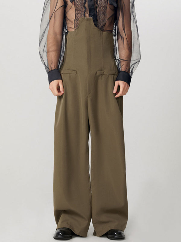 Mens Deconstructed Solid Cinched Waist Pant SKUK82427