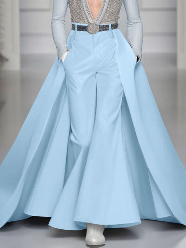 Men's Long Hem Patchwork Casual Pant SKUL27377