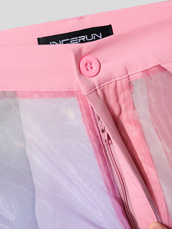 Mens Gradient Sheer Loose Casual Pant SKUL03640