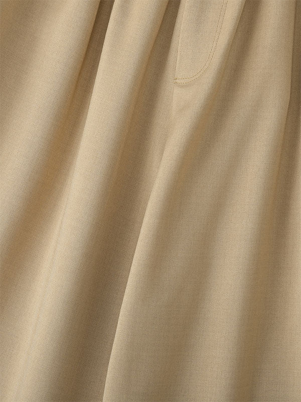 Mens Solid Color Ruched Casual Pant SKUL02034