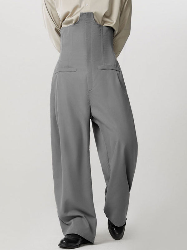 Mens Deconstructed Solid Cinched Waist Pant SKUK82427