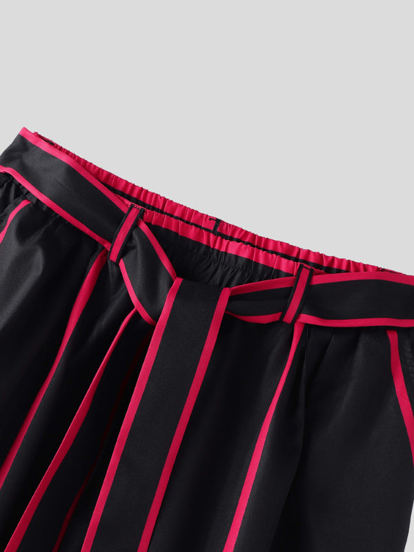 Mens Bold Stripe Loose Casual Pant SKUL19340